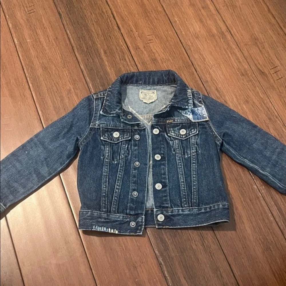 Ralph Lauren Polo Denim Jacket with Tan Patch
